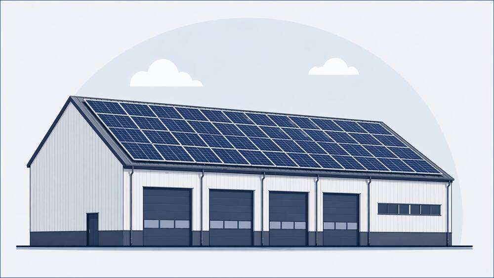 Projektbild: Photovoltaik-Dachanlage (132 kWp)