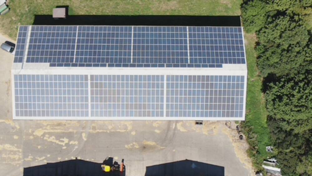 Projektbild: Photovoltaik-Dachanlage mit 108 kWp