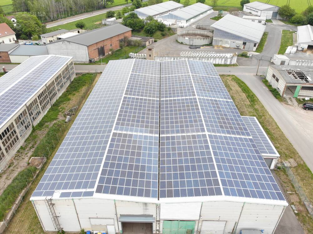 Projektbild: Photovoltaik-Dachanlage mit 246 kWp