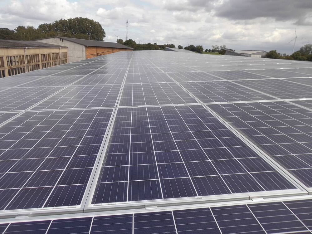 Projektbild: Photovoltaik-Dachanlage mit 96 kWp