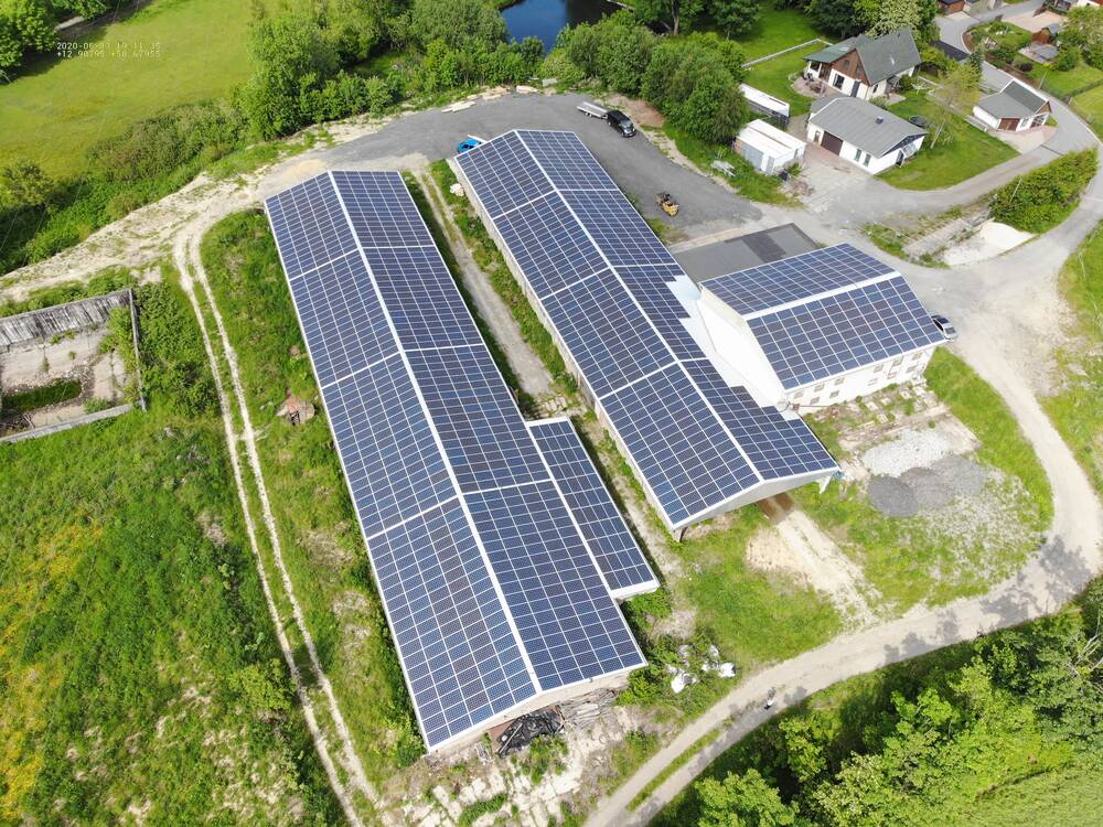 Projektbild: Photovoltaik-Dachanlage mit 384 kWp