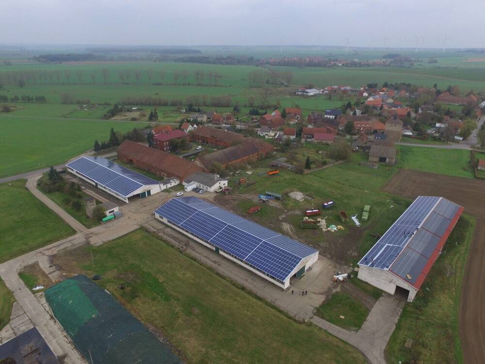 Projektbild: Photovoltaik-Dachanlage mit 620 kWp